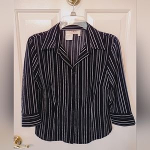 Como Petite Button up Blouse